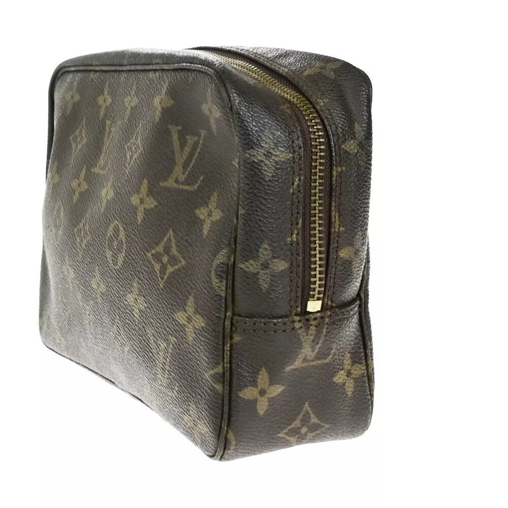 LOUIS VUITTON Trousse Toilette 23 Clutch Hand Bag Monogram Brown - Picture 4 of 16